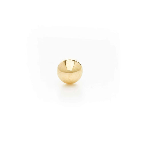 Solid Gold Ball Alchemy Adornment 14k Yellow Gold