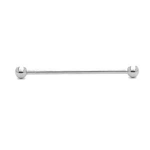 Internally Threaded Titanium Industrial Barbell