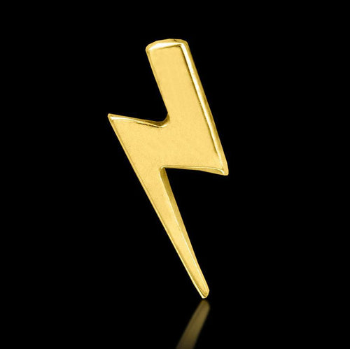 Junipurr Lightning Bolt in 18k Yellow Gold