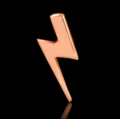 Junipurr Lightning Bolt in 18k Rose Gold